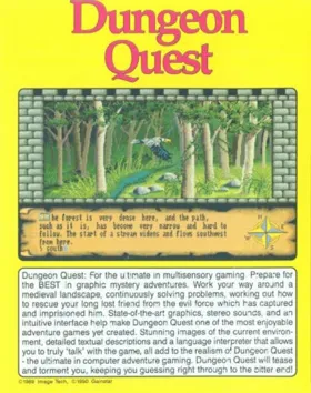 Dungeon Quest_Disk1 box cover back